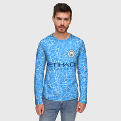 Лонгслив мужской Manchester City 2021 Home Kit, цвет: 3D-принт — фото 2
