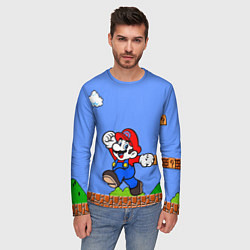 Лонгслив мужской Mario, цвет: 3D-принт — фото 2