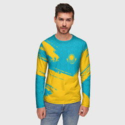 Лонгслив мужской КАЗАХСТАН KAZAKHSTAN, цвет: 3D-принт — фото 2