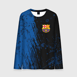 Лонгслив мужской FC Barcelona ФК Барселона, цвет: 3D-принт