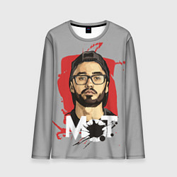 Лонгслив мужской Портрет Мота, цвет: 3D-принт