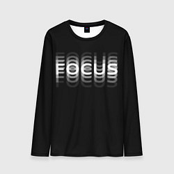 Лонгслив мужской FOCUS: WHITE, цвет: 3D-принт