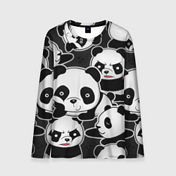 Лонгслив мужской Смешные панды, цвет: 3D-принт