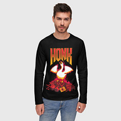 Лонгслив мужской HONK Goose, цвет: 3D-принт — фото 2