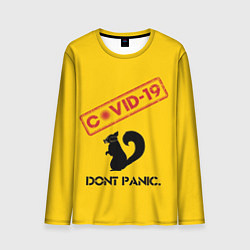 Мужской лонгслив Dont Panic covid-19