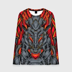 Лонгслив мужской Механический дракон, цвет: 3D-принт