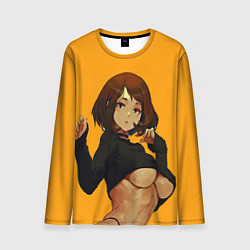 Мужской лонгслив Uraraka Ahegao Урарака