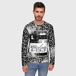 Лонгслив мужской Обещанный Неверленд, цвет: 3D-принт — фото 2