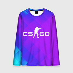 Лонгслив мужской CS GO Disco Tech v2, цвет: 3D-принт