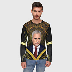 Лонгслив мужской Валерий Меладзе золото мандала, цвет: 3D-принт — фото 2
