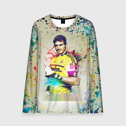 Лонгслив мужской Iker Casillas, цвет: 3D-принт