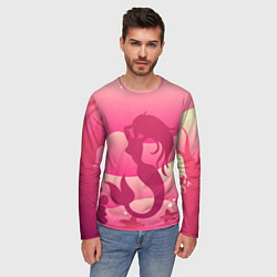 Лонгслив мужской Русалка, цвет: 3D-принт — фото 2