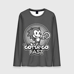 Мужской лонгслив Retro Sonic