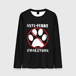 Мужской лонгслив Anti-Furry coalition