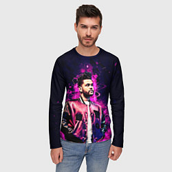 Лонгслив мужской The Weeknd, цвет: 3D-принт — фото 2