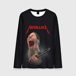 Лонгслив мужской James Alan Hetfield METALLICA Z, цвет: 3D-принт