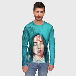 Лонгслив мужской BAD GUY BILLIE EILISH Z, цвет: 3D-принт — фото 2