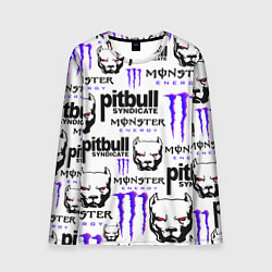 Лонгслив мужской PITBULL SYNDICATE X MONSTER, цвет: 3D-принт