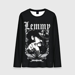 Лонгслив мужской RIP Lemmy, цвет: 3D-принт