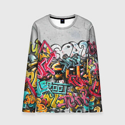 Лонгслив мужской Graffiti on the wall, цвет: 3D-принт