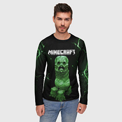 Лонгслив мужской CREEPER 3D MINECRAFT 3D Z, цвет: 3D-принт — фото 2