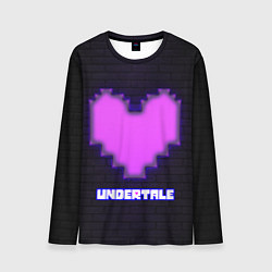 Лонгслив мужской UNDERTALE PURPLE HEART, цвет: 3D-принт