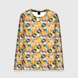 Лонгслив мужской Музыка, цвет: 3D-принт