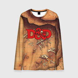 Лонгслив мужской Dungeons and Dragons D&D, цвет: 3D-принт
