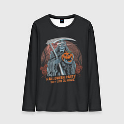 Лонгслив мужской Смерть с Косой, цвет: 3D-принт