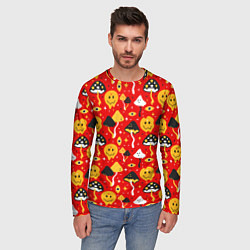 Лонгслив мужской Галюцинации, цвет: 3D-принт — фото 2