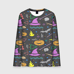 Мужской лонгслив Уютный Halloween