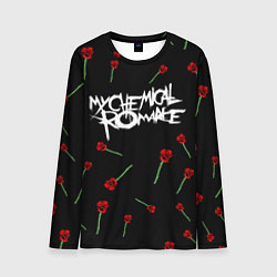 Лонгслив мужской MY CHEMICAL ROMANCE РОЗЫ MCR ROSES, цвет: 3D-принт