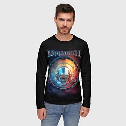 Лонгслив мужской Megadeth, Super Collider, цвет: 3D-принт — фото 2