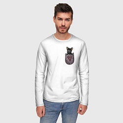 Лонгслив мужской Милашка в кормашке, цвет: 3D-принт — фото 2
