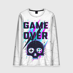 Лонгслив мужской Game OVER - NEON 3D, цвет: 3D-принт