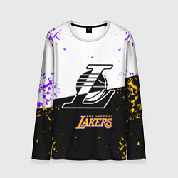 Лонгслив мужской Коби Брайант Los Angeles Lakers,, цвет: 3D-принт