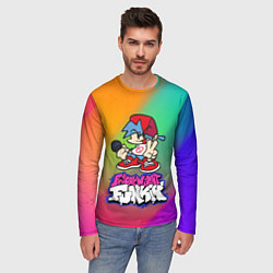 Лонгслив мужской BOYFRIEND FRIDAY NIGHT FUNKIN, цвет: 3D-принт — фото 2