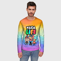 Лонгслив мужской Рита Зик Тока Бока, цвет: 3D-принт — фото 2