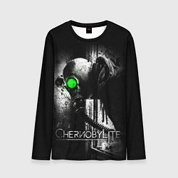 Лонгслив мужской Chernobylite Black stalker, цвет: 3D-принт