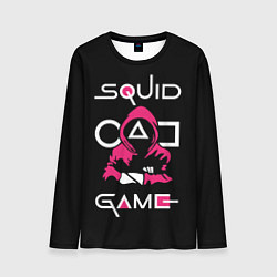 Лонгслив мужской Squid game: guard-killer, цвет: 3D-принт