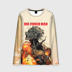 Лонгслив мужской Разрушение Геноса One Punch-Man, цвет: 3D-принт