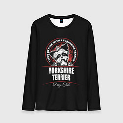 Мужской лонгслив Йоркширский Терьер Yorkshire Terrier