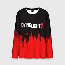 Лонгслив мужской DYING LIGHT RED ALERT ZOMBIE, цвет: 3D-принт