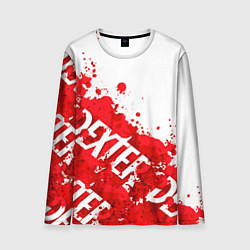 Лонгслив мужской Декстер, пятна крови, цвет: 3D-принт