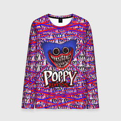 Лонгслив мужской Huggy Wuggy: Poppy Pattern, цвет: 3D-принт