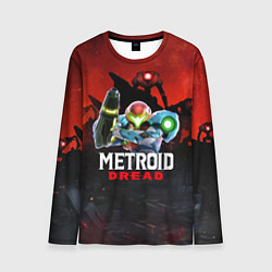 Лонгслив мужской Metroid Dread Самус Аран, цвет: 3D-принт