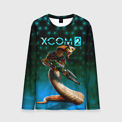 Лонгслив мужской XCOM ИКС КОМ рептилия, цвет: 3D-принт