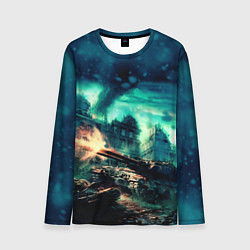 Лонгслив мужской Танк СТ-II, цвет: 3D-принт