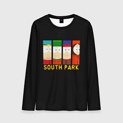 Мужской лонгслив South Park - Южный парк главные герои