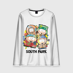 Мужской лонгслив South Park - Южный парк краски